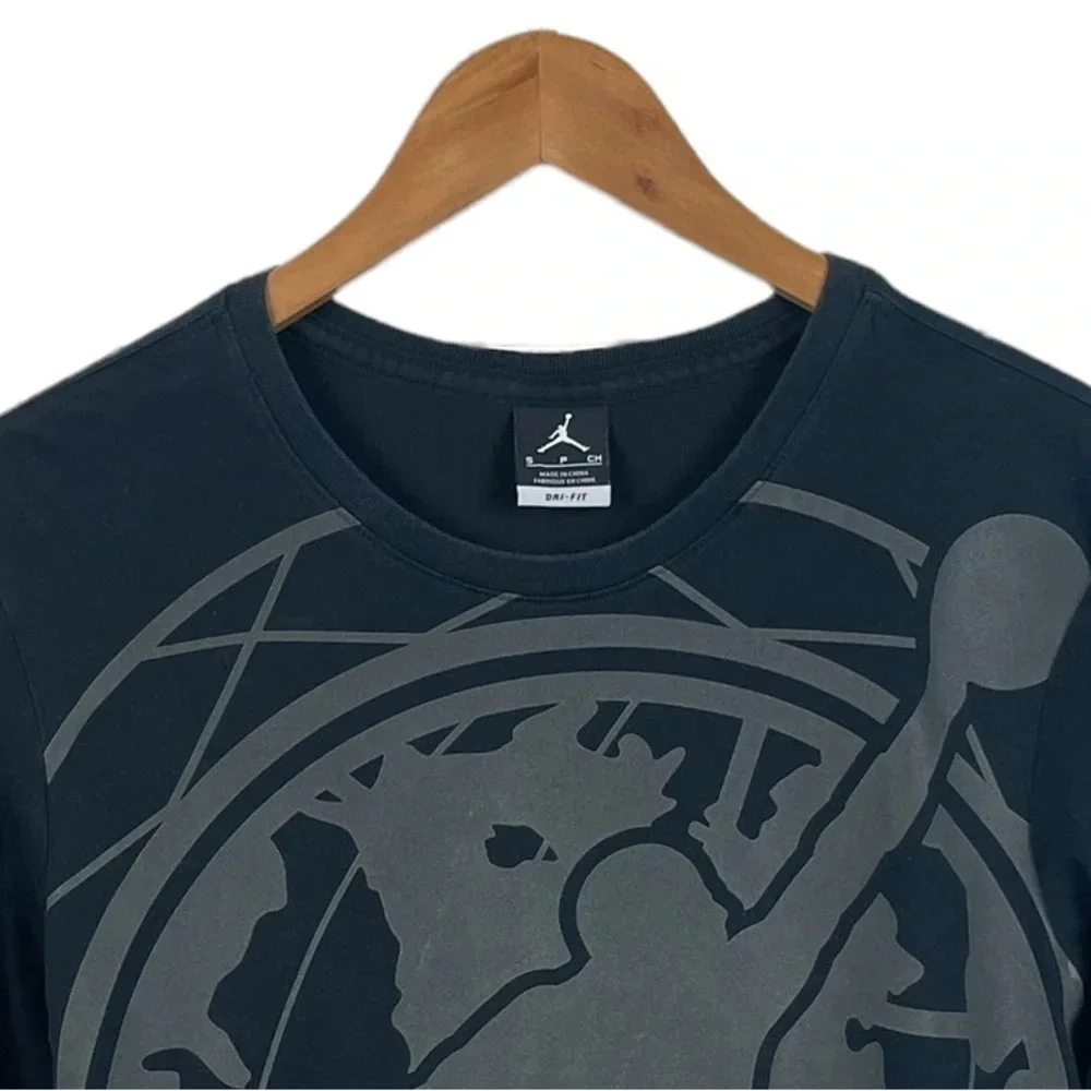 LS89 Mens Air Jordan Jumpman Basketball Brand Dri Fit Long Sleeve T Shirt S